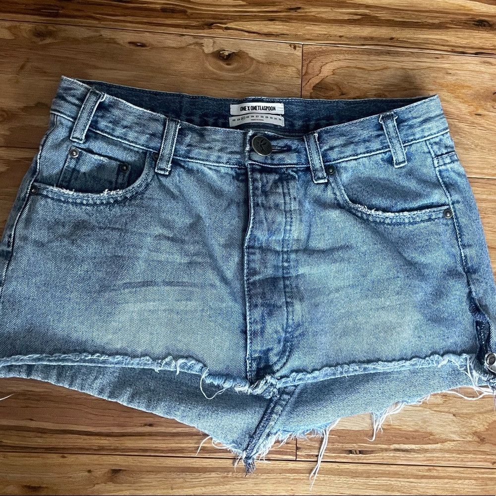 One teaspoon Jean skirt